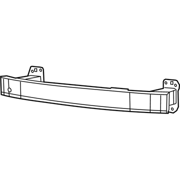 Mopar 68096072AB Impact Bar, Front