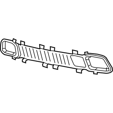 Mopar 68203217AA Lower Grille, Front