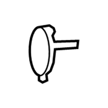 Mopar 5NJ61TZZAC Tow Eye Cap, Front