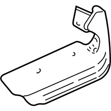 Mopar UD801L5AA Seat Trim, Front Inner Driver Side