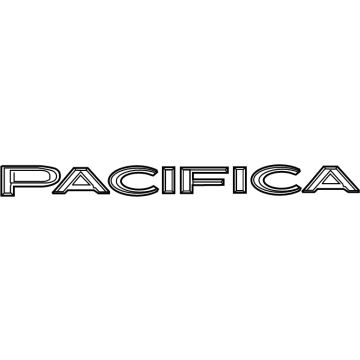 Chrysler Voyager Emblem - 68320934AB