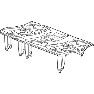 Mopar 68141062AB Seat Frame, Rear Passenger Side