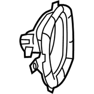 Chrysler 5091019AB Rear Driver Speaker