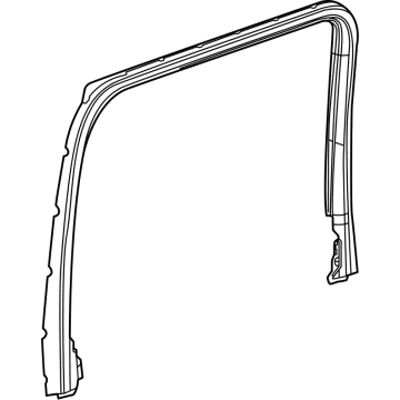 Mopar 6PU96TX7AB Upper Molding, Rear Passenger Side