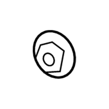 Dodge 6512602AA Upper Control Arm Lock Nut