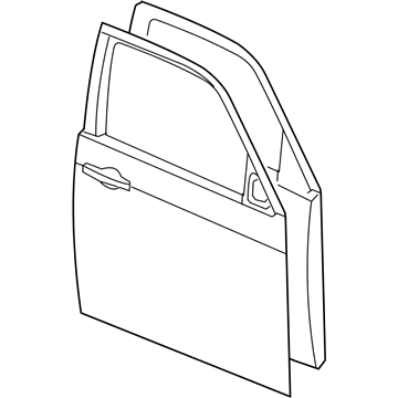 Mopar 5134171AD Door Shell, Front Driver Side