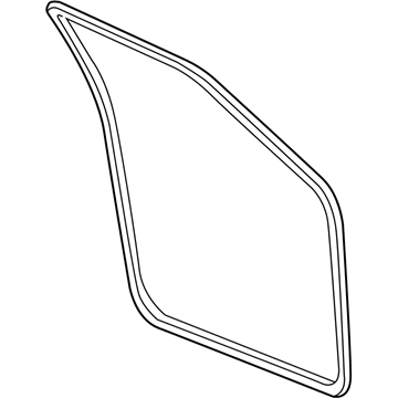 Mopar 5065991AE Surround Weatherstrip, Front Driver Side