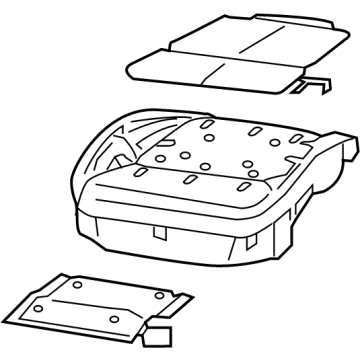Jeep 68617511AA Seat Cushion Pad