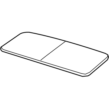 Ram 68049127AC Sunroof Glass
