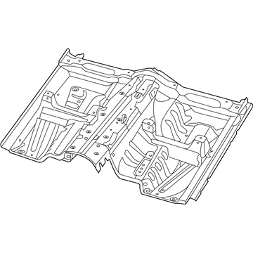 Dodge Durango Floor Pan - 68251628AD