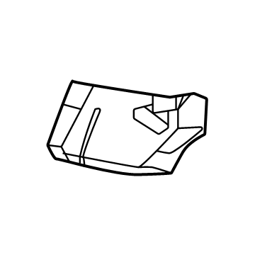 Mopar 68319470AA Heat Shield, Rear Passenger Side