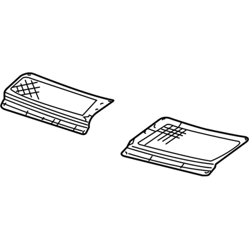 Mopar 5030957AA Screen, Front Center Driver Side