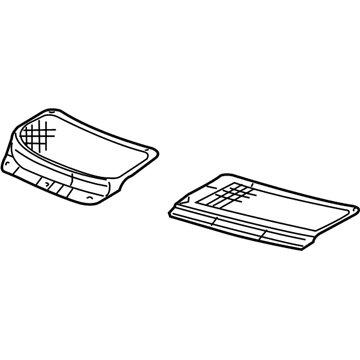 Mopar 5030954AA Screen, Rear Passenger Side