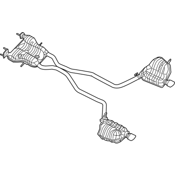 Jeep Grand Cherokee Muffler - 68276656AC
