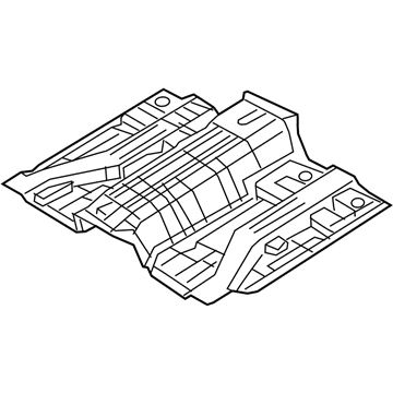 Mopar 68226973AB Center Floor Pan
