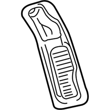 Mopar 6FW541D2AA Trim Cover, Gray, Rear Driver Side