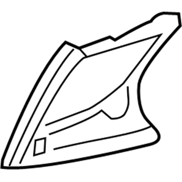 Mopar 5RJ07DX9AH Corner Trim, Black, Lower Driver Side