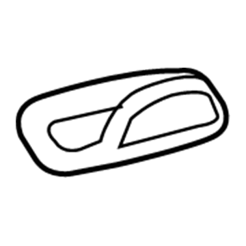 Mopar 5RH91DX9AD Bolster, Black, Rear Driver Side