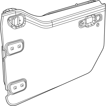 Mopar 68284733AB Door Shell, Front Driver Side