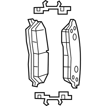 2022 Dodge Challenger Brake Pad - 68501805AB