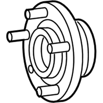 Dodge 68302651AA Front Hub & Bearing