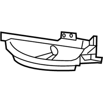 Mopar 68203002AC Fog Lamp Bezel, Front Passenger Side