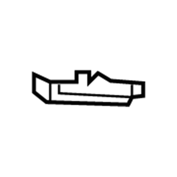 Mopar 68103180AC Side Retainer, Front Passenger Side