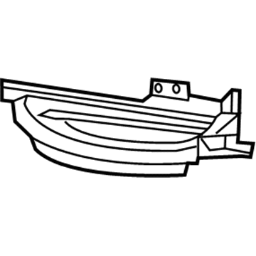Mopar 68202998AC Lamp Cover, Front Passenger Side