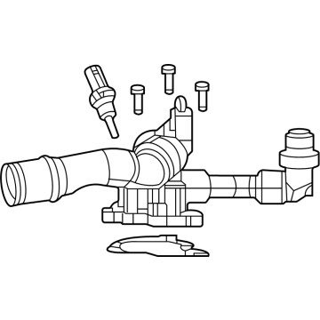 Jeep Thermostat Housing - 5048757AA