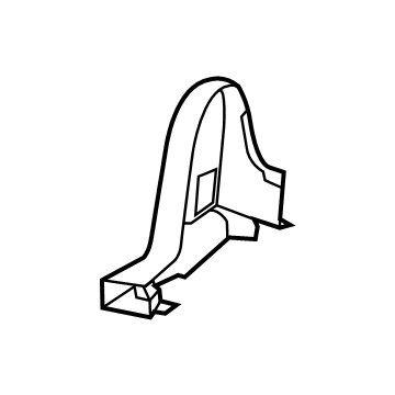 Mopar 5RU52PL5AB Track Cover, Rear Outer Passenger Side