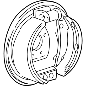 Mopar 5016613AA Backing Plate, Rear Driver Side