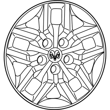 Ram C/V Wheel Cover - 4726483AA