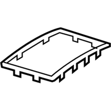Mopar 1HS06SZ6AA Trim Ring, Gray