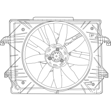 Jeep Engine Cooling Fan - 68468156AC