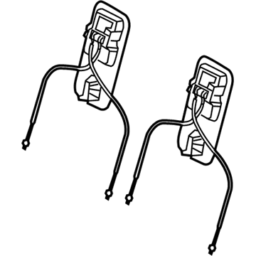 Dodge 1YA10DX9AB Recline Handle