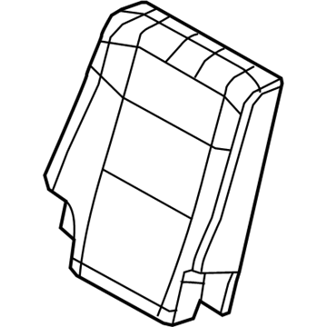 Dodge 7FD80DX9AA Seat Back Cover