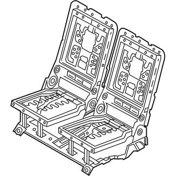 Mopar 4610251AF Seat Frame, Rear
