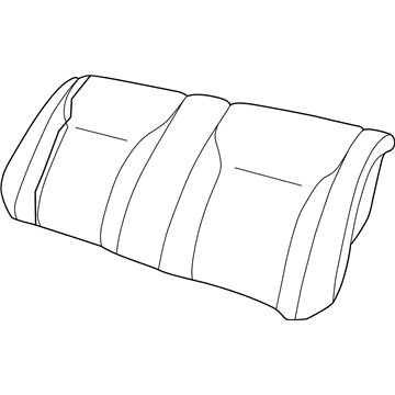 Mopar YB971L5AA Seat Back Assembly, Taupe, Rear