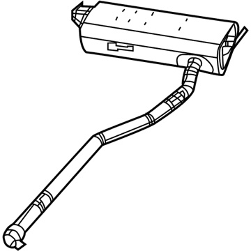 Jeep Muffler - 68250729AD