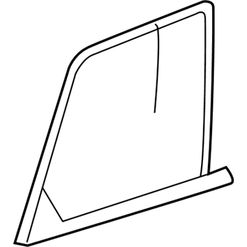 Dodge 68092698AA Quarter Glass