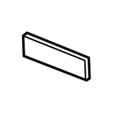 Mopar 68142225AA Nameplate, Rear