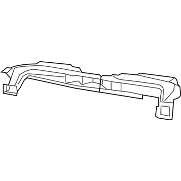 Mopar 5058206AA Outer Duct, Passenger Side