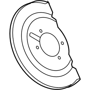 Ram Brake Dust Shield - 4779784AB