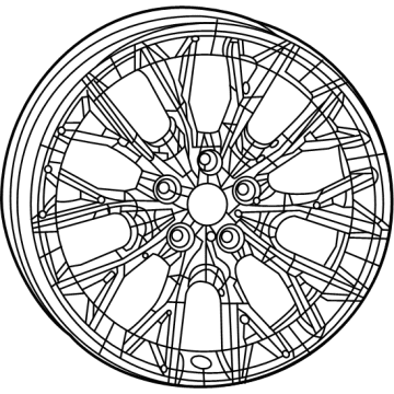 Jeep 4755434AA Wheel, Alloy