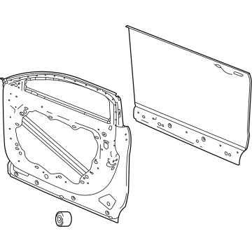 Mopar 68606941AA Door Shell, Front