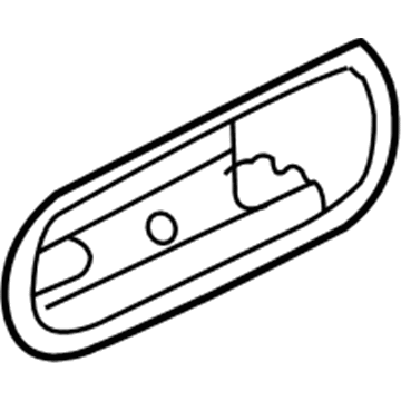 Jeep Liberty Tailgate Handle - 55360634AB