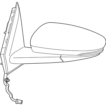 2017 Chrysler 200 Car Mirror - 5MJ481ARAH