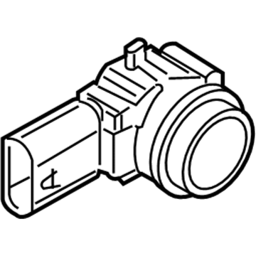 Mopar 5UT05TZZAA Parking Sensor, Rear