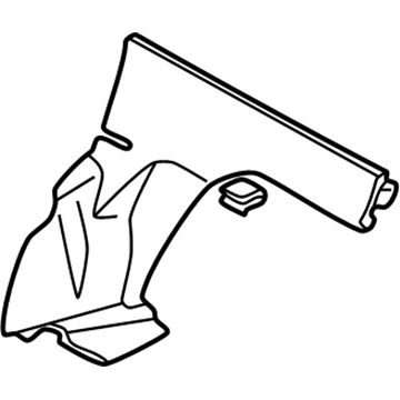 Mopar MR621704 Partition Panel, Rear Driver Side