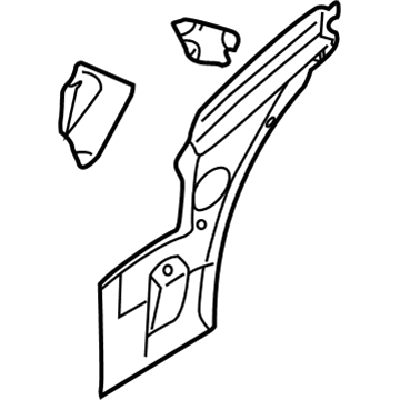 Mopar 4580186AF Side Shield, Passenger Side